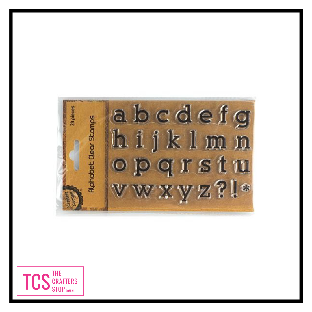 Clear Alphabet Stamp Sets