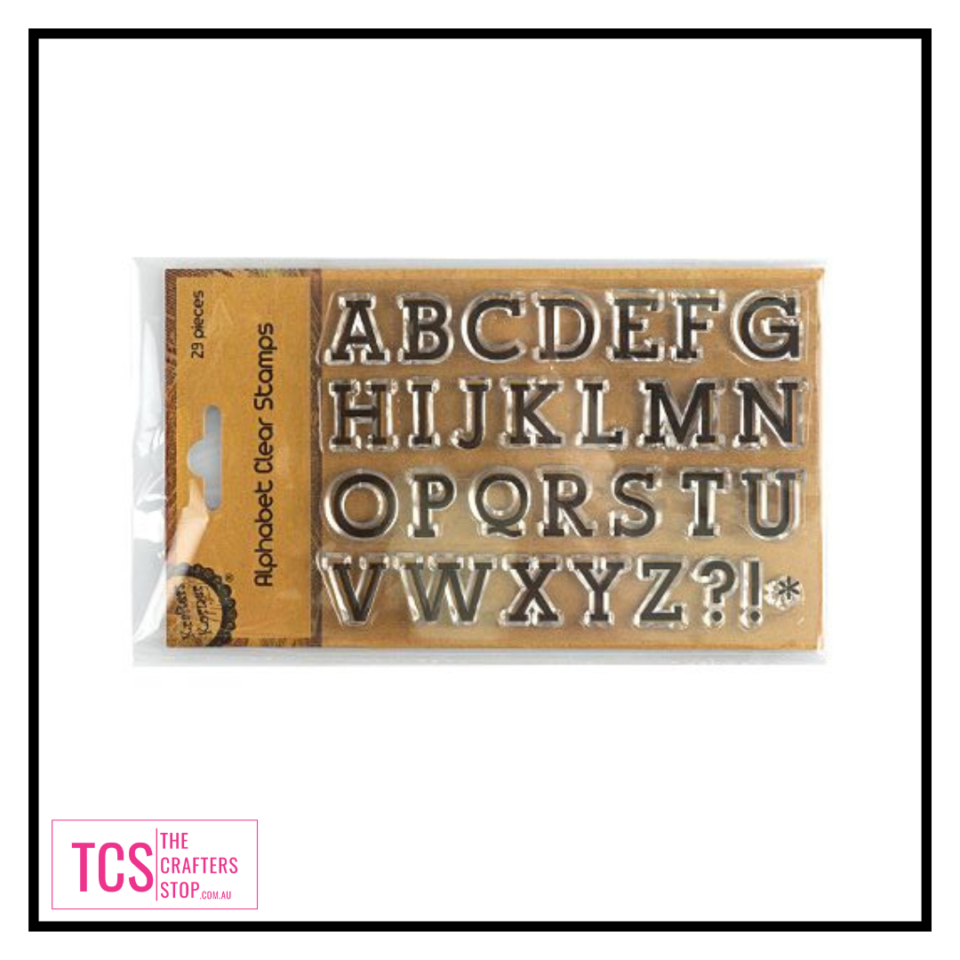 Clear Alphabet Stamp Sets