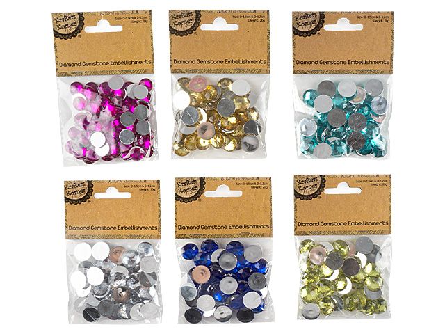 Diamond Gemstone Embellishments 20g