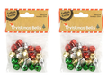 Coloured Christmas Sleigh Bells (Assorted Pack)