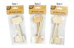 DIY Wooden Plant Stake Tags