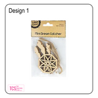 Mini Wooden Dream Catchers (4pk) 6 Designs
