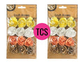 Coloured Glitter Craft Roses