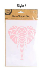 Deco Stencil Set - 3 Designs