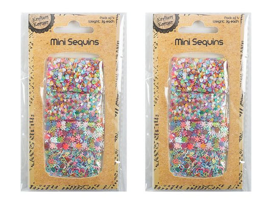 Pack of 4 Assorted Sequins