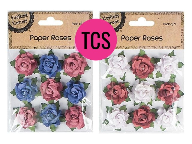 Paper Rose Embellishments