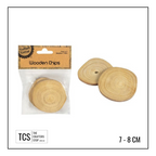 Natural Wooden Slices 7-8cms