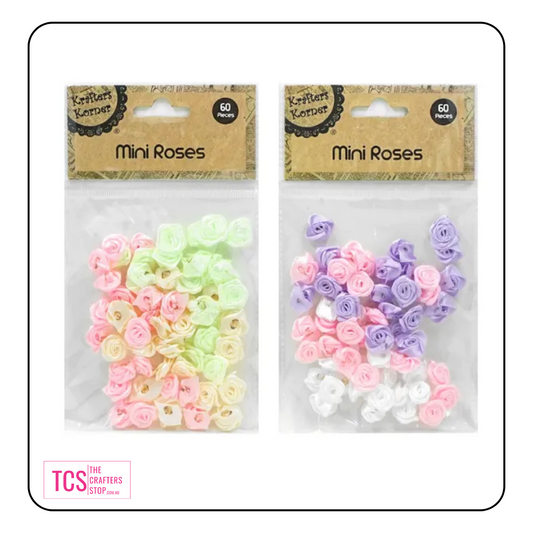 Mini Craft Roses - Pack of 60