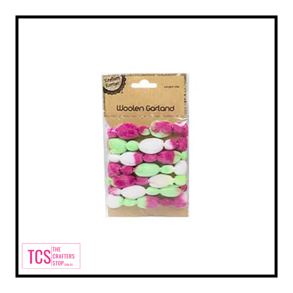 1.5m Woolen Pom Pom Garland