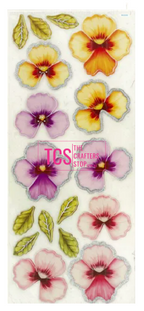 Dimensional Scrapbooking Stickers - Flowers