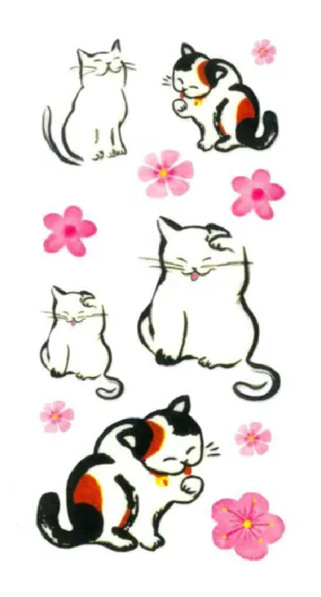 Rub On Transfers - Cat Designs