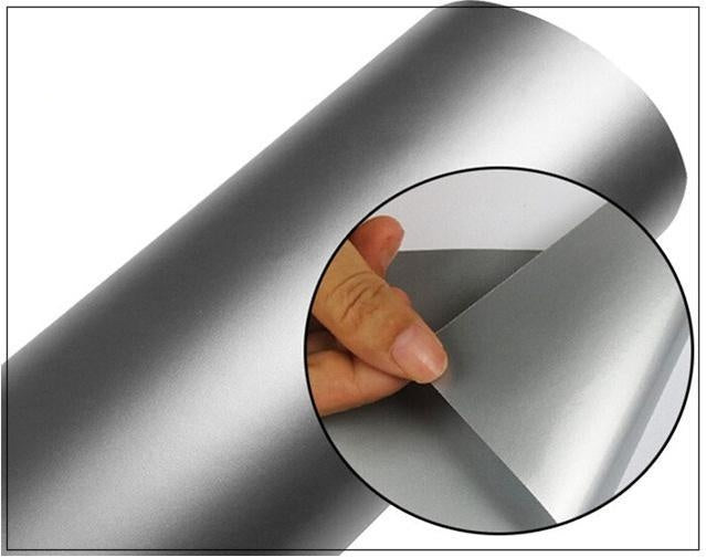 Semi-Permanent Metallic Matte Adhesive Vinyl