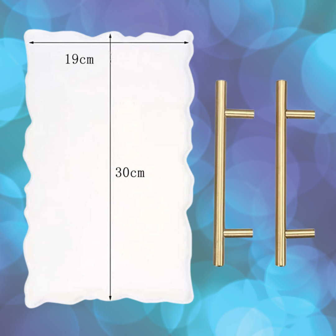 Resin Silicone Large Decorative Tray Mould