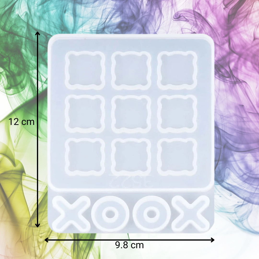 Resin Silicone Tic Tac Toe Mould