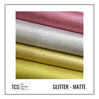 Semi-Permanent Metallic Matte Glitter Adhesive Vinyl