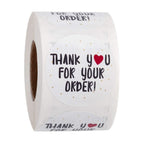"Thank You" Business Stickers (500pcs or 100pcs)