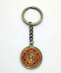Fire Fighter Metal Keyrings