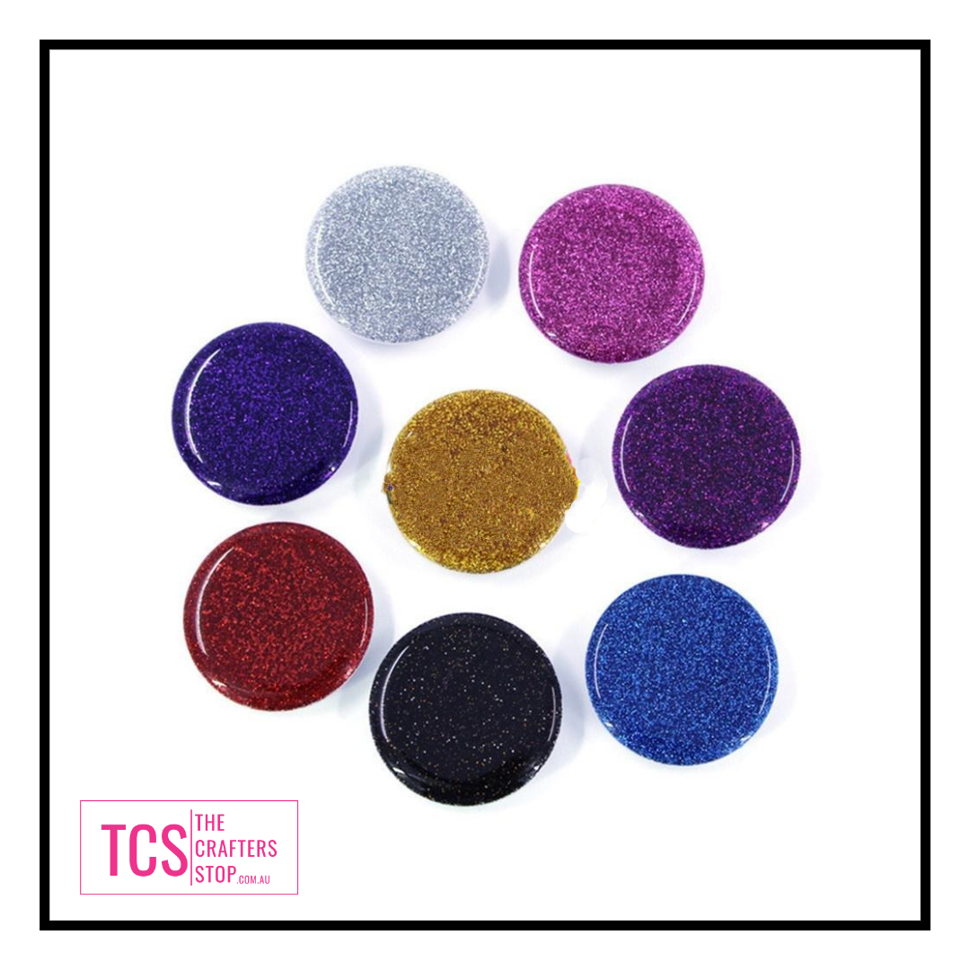 Glitter Mobile Phone Pop Sockets (Assorted Colours)