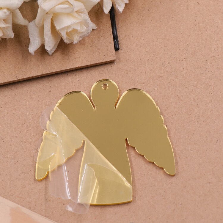 Acrylic Mirror Christmas Angel Blank