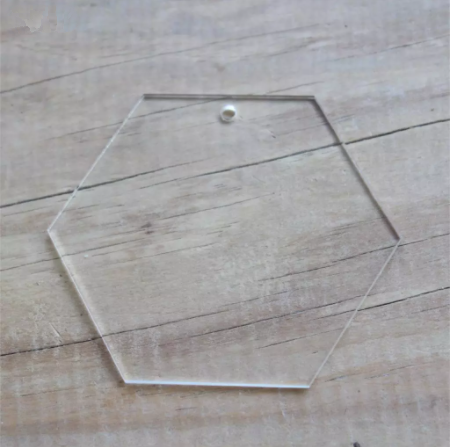 Acrylic Hexagon Shape Blank