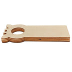 Wooden Blank Giraffe Head Door Knob Hangers