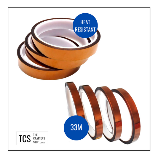 Amber Kapton Heat Resistant Tape