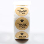 "Thank You" Business Stickers (500pcs or 100pcs)