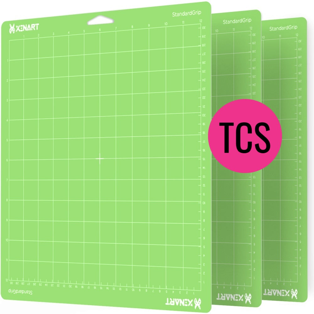 3 Pack of Adhesive Cutting Mats for Cricut (30x30cm)