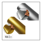 Semi-Permanent Metallic Matte Adhesive Vinyl