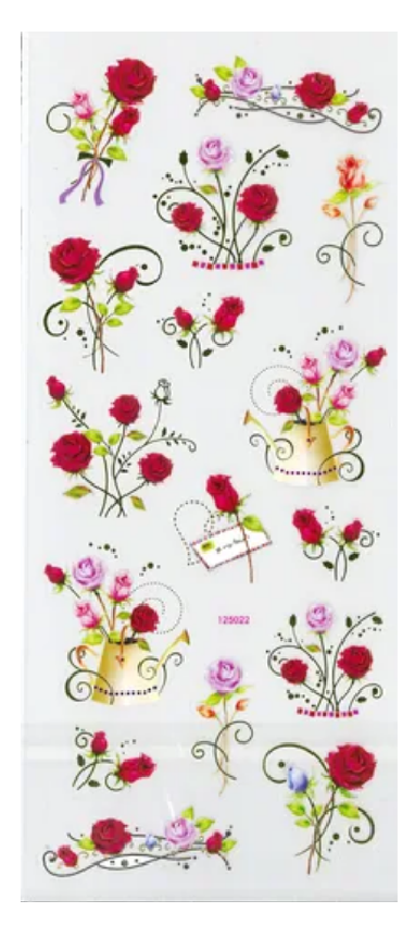 Transparent Scrapbooking Stickers - Different Designs