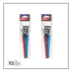 Premium Flat Brushes 3pk
