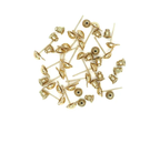 Gold Earrings Posts and Ends - 20Pk