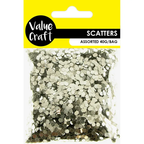 Craft Hexagonal Silver Scatters/Mix Ins