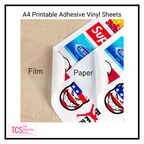 A4 Printable PP Adhesive VINYL Sheets - Inkjet