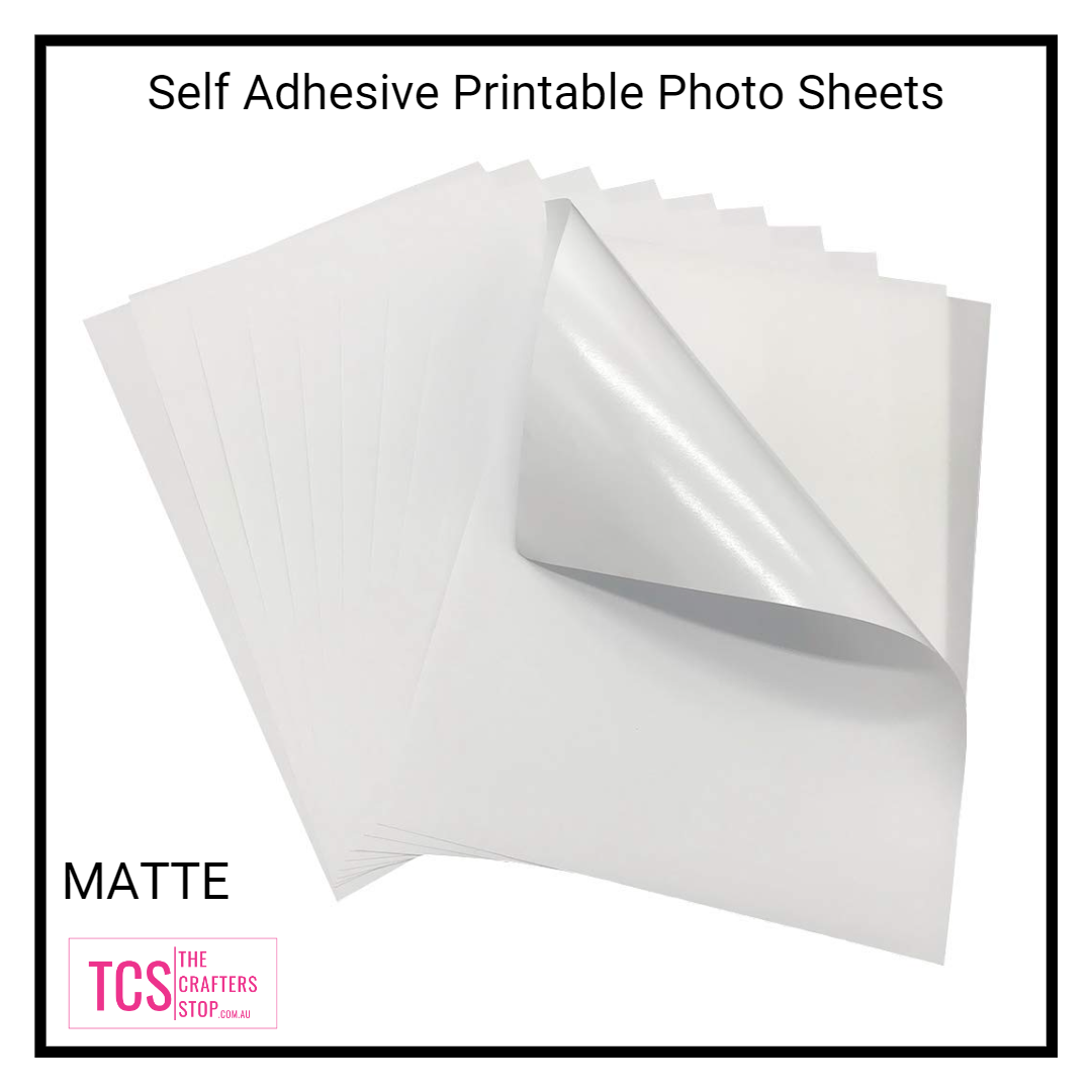 A4 Printable Photo Adhesive Sticker Sheets – The Crafters Stop