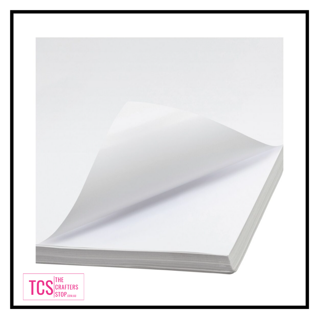 A4 Printable Adhesive Sticker Paper Sheets (Glossy/Matte)