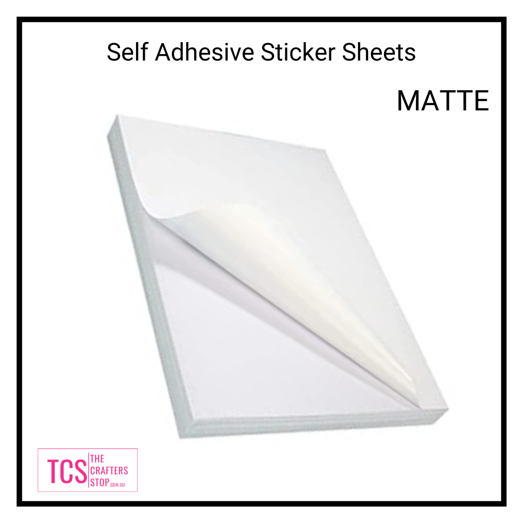 A4 Printable Adhesive Sticker Paper Sheets (Glossy/Matte) – The ... A4 Printable Adhesive Sticker Paper Sheets (Glossy/Matte) – The ...