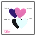 Coloured Acrylic Heart Shape Blank