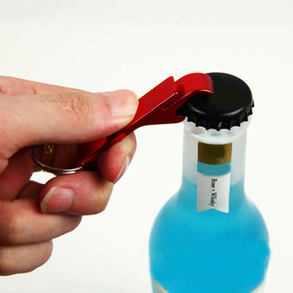 Aluminium Bottle/Can Opener Keyring Tool