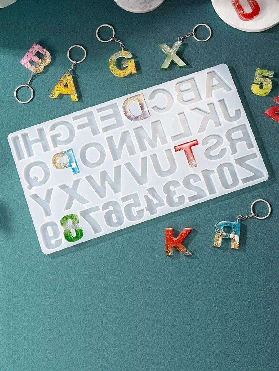 Resin Silicone Alphabet A-Z Mould