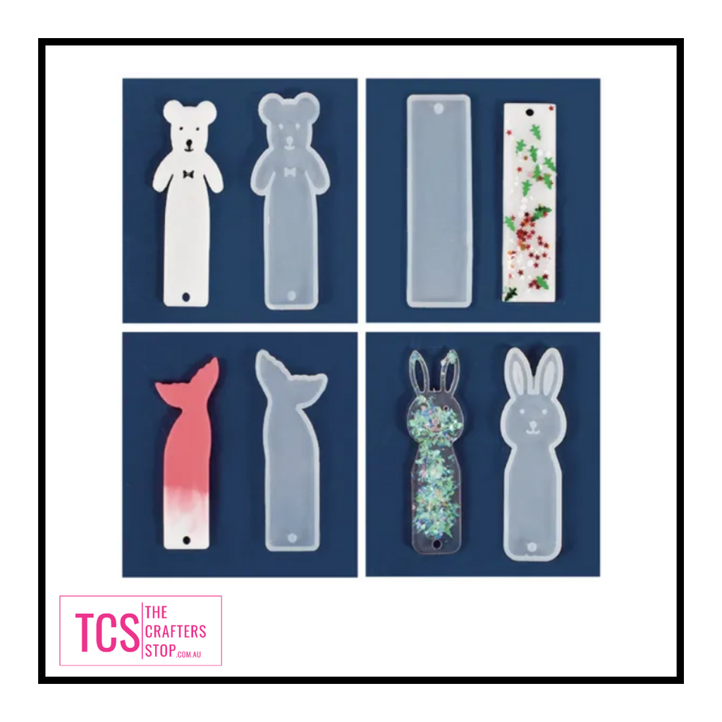 Bookmark Silicone Moulds - 4 Styles