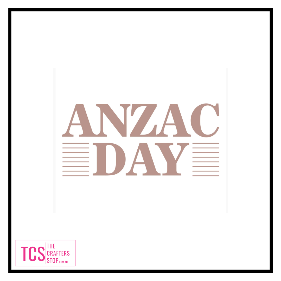 Anzac Day Stamp 50x50mm