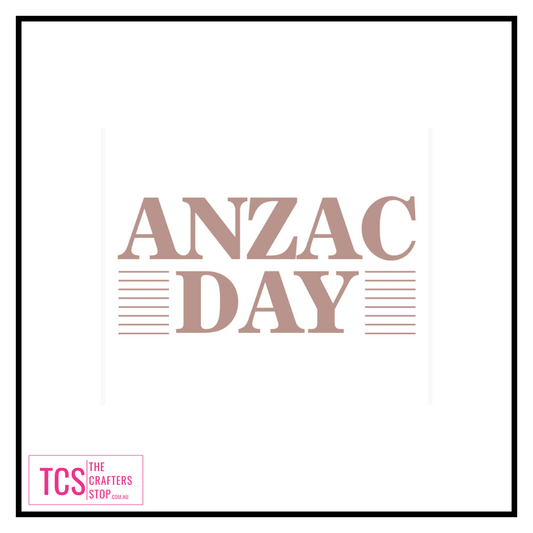 Anzac Day Stamp 50x50mm