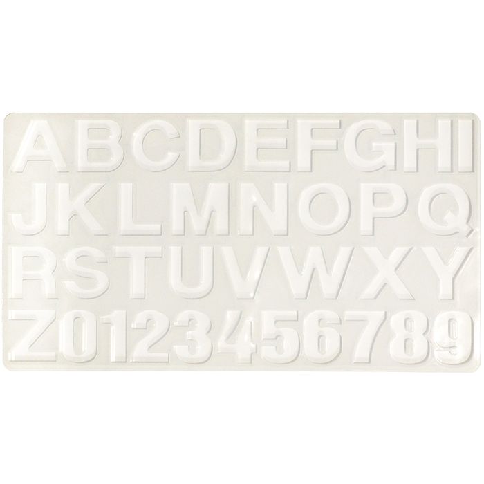 Resin Silicon Alphabet A-Z Mould Set