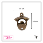 Wall Mountable Metal Bottle Opener