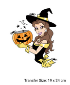 Princess Halloween Theme Ready Made DTF Iron On Transfers