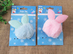 Easter Bunny Pom Pom Hair Tie