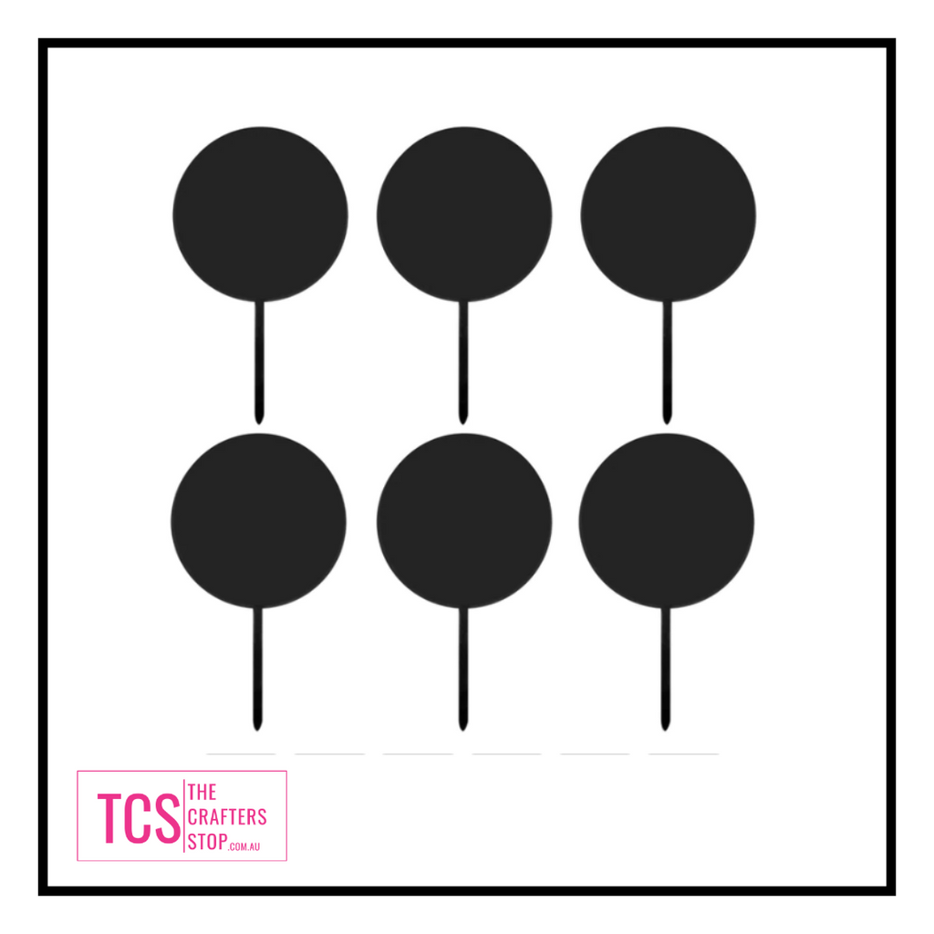 Acrylic Blank Cake Toppers