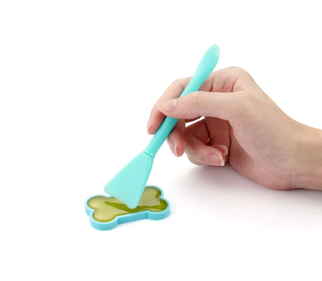 2in1 Silicone Spatula with Mini Spoon (2pcs)