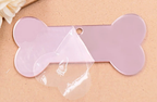 Acrylic 101mm Dog Bone Shaped Blanks